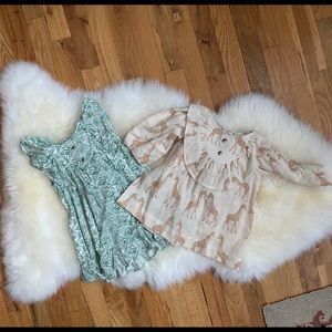 Kate Quinn Lot NWT Giraffe and Palm dresses